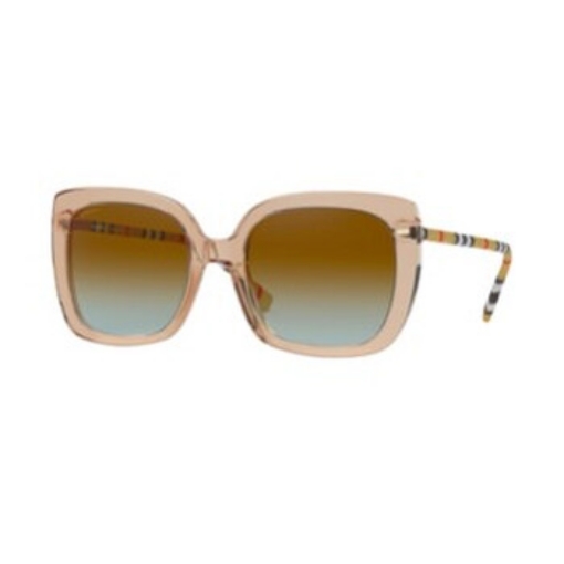 Picture of BURBERRY Azure Gradient Brown Square Ladies Sunglasses