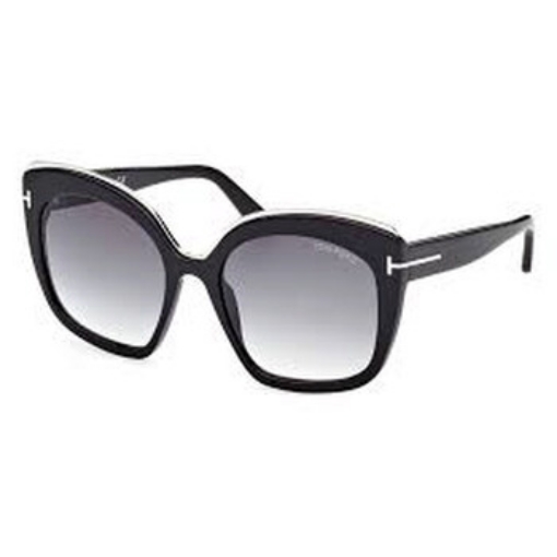 Picture of TOM FORD Chantalle Smoke Gradient Butterfly Ladies Sunglasses