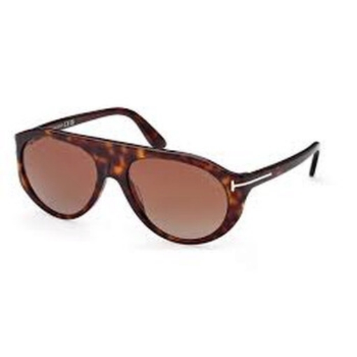 Picture of TOM FORD Rex Brown Gradient Pilot Men's Sunglasses