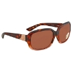 Picture of COSTA DEL MAR GANNET Copper Polarized Rectangular Ladies Sunglasses