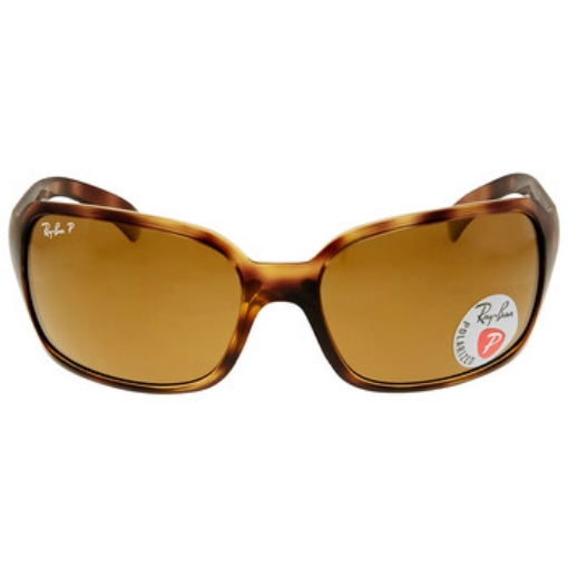 Picture of RAY-BAN Polarized Brown Classic B-15 Rectangular Ladies Sunglasses