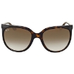 Picture of RAY-BAN Cats 1000 Light Brown Gradient Cat Eye Ladies Sunglasses