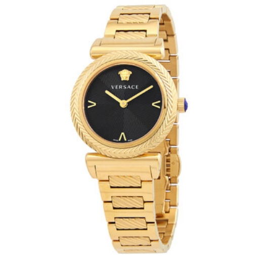 Picture of VERSACE V Motif Quartz Black Dial Ladies Watch