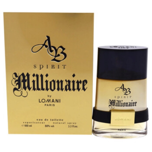 Picture of LOMANI AB Spirit Millionaire by for Men Eau De Toilette Spray for Men, 3.3 oz