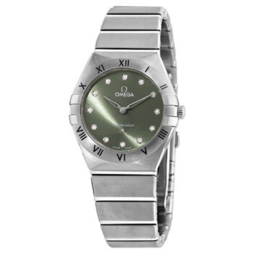 Picture of OMEGA Constellation Quartz Diamond Green Dial Ladies Watch