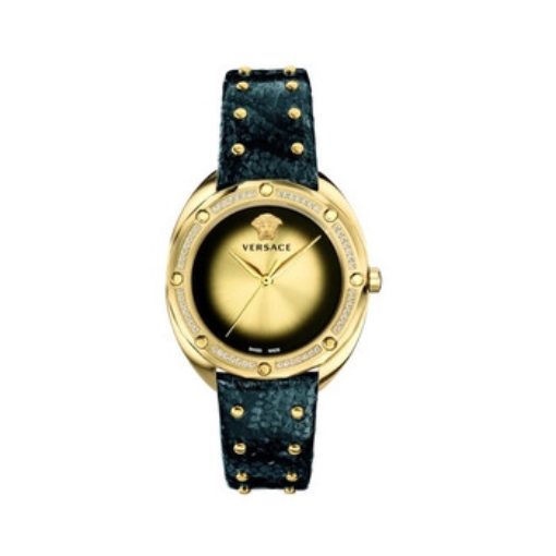 Picture of VERSACE Shadov Quartz Gold Dial Ladies Watch