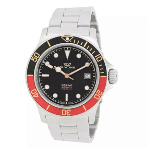 Picture of GLYCINE Combat Sub Sport 42 Automatic Black Dial Men's Watch