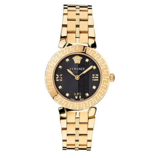 Picture of VERSACE Greca Icon Quartz Black Dial Ladies Watch