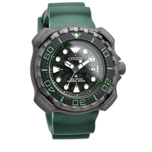 Picture of CITIZEN Eco-Drive Promaster Diver Green Dial Super Titanium Men's Watch