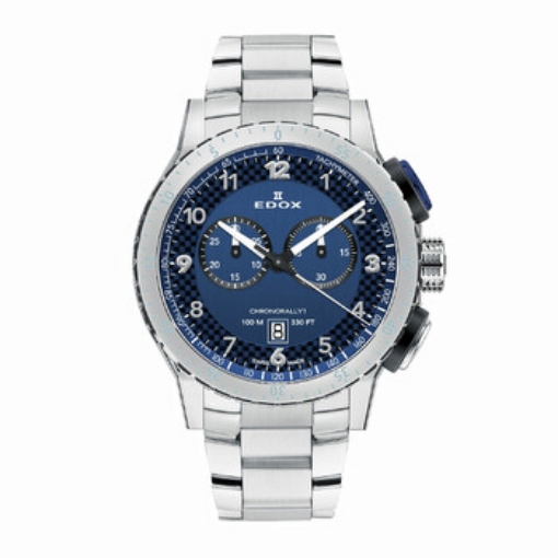 Picture of EDOX Chronorally 1 Chronograph Quartz Blue Dial Men's Watch