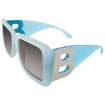 Picture of BURBERRY Grey Square Ladies Sunglasses