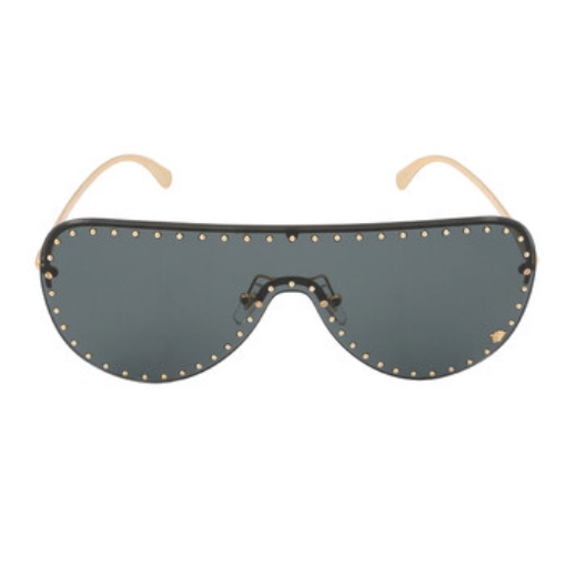 Picture of VERSACE Open Box - Dark Gray Irregular Ladies Sunglasses