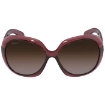 Picture of RAY-BAN Jackie Ohh II Gray Gradient Brown Polarized Butterfly Ladies Sunglasses