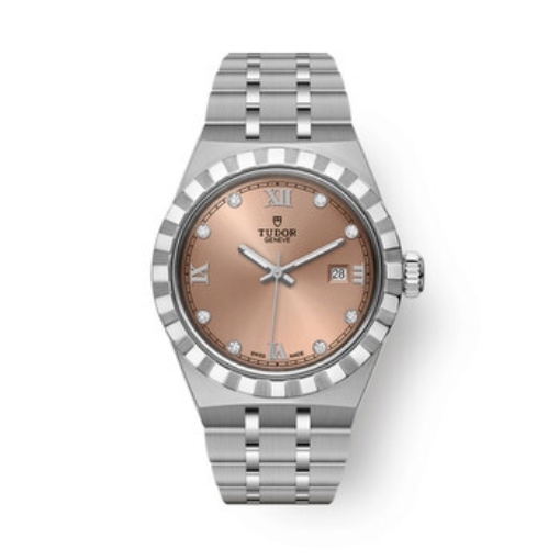 Picture of TUDOR Royal Automatic Diamond Salmon Dial Ladies Watch