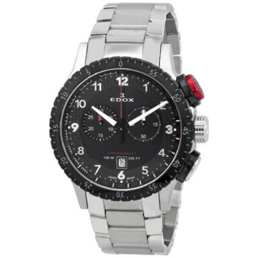 Picture of EDOX Chronorally 1 Chronograph Quartz Black Dial Men's Watch