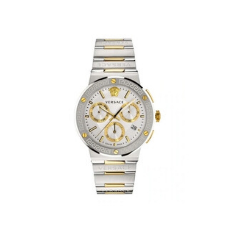 Picture of VERSACE Greca Logo Chronograph Quartz Silver Dial Men's Watch