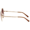 Picture of SWAROVSKI Brown Round Ladies Sunglasses