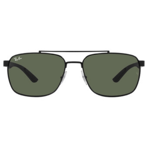 Picture of RAY-BAN Dark Green Rectangular Men's Sunglasses