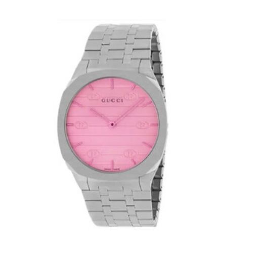 Picture of GUCCI 25H Quartz Pink Dial Ladies Watch