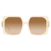 Picture of BVLGARI Brown Gradient Square Ladies Sunglasses