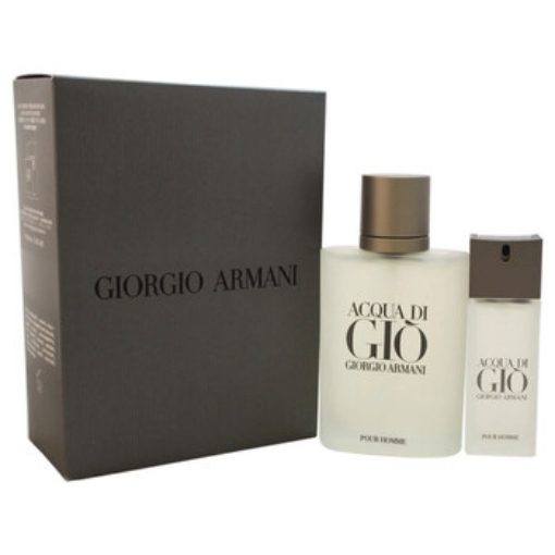 Picture of GIORGIO ARMANI Acqua Di Gio by for Men - 2 Pc Gift Set 3.4oz EDT Spray, 0.5oz EDT Spray