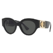 Picture of VERSACE Dark Gray Round Ladies Sunglasses