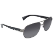 Picture of PRADA Rectangle Pilot Grey Gradient Polarized Men's Sunglasses