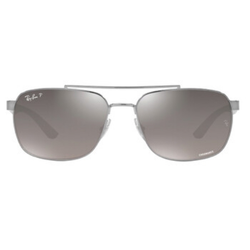 Picture of RAY-BAN Polarized Grey Chromance Rectangular Men's Sunglasses