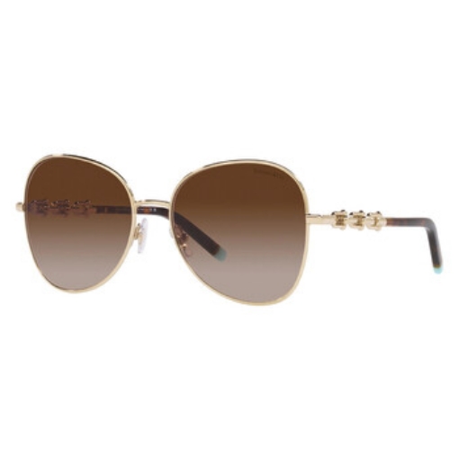 Picture of TIFFANY & CO. Brown Gradient Butterfly Ladies Sunglasses