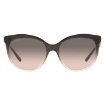 Picture of BVLGARI Pink Gradient Gray Butterfly Ladies Sunglasses