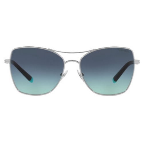 Picture of TIFFANY & CO. Azure Gradient Blue Square Ladies Sunglasses