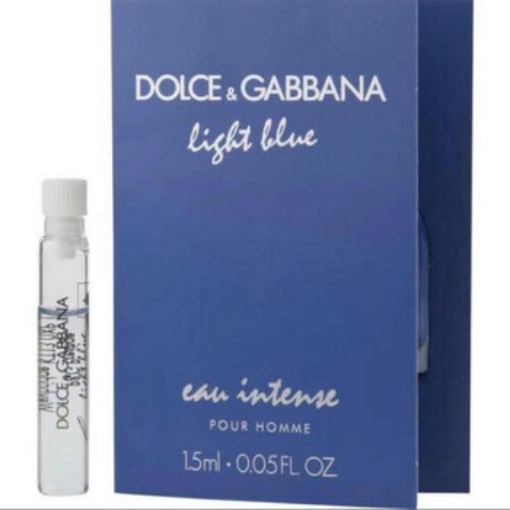 Picture of DOLCE & GABBANA Men's Light Blue Eau Intense Pour Homme EDP Spray 0.05 oz Vial Fragrances