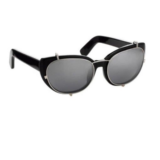 Picture of YOHJI YAMAMOTO X Linda Farrow Grey Silver Flash Butterfly Ladies Sunglasses