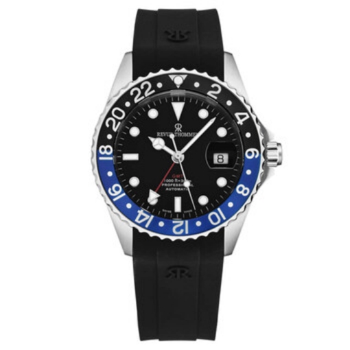 Picture of REVUE THOMMEN GMT Diver Automatic Black Dial Batman Bezel Men's Watch