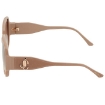 Picture of JIMMY CHOO Brown Gradient Square Ladies Sunglasses