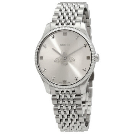 Picture of GUCCI G-Timeless Quartz Silver Dial Ladies Watch