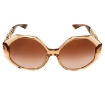 Picture of VERSACE Open Box - Brown Gradient Hexagonal Ladies Sunglasses