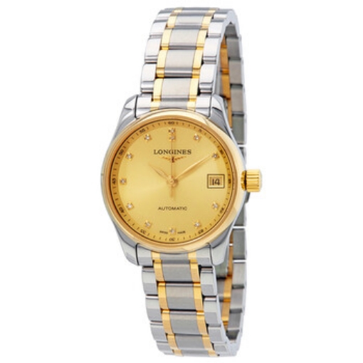 Picture of LONGINES Master Collection Automatic Gold Dial Ladies Watch L21285377