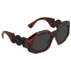 Picture of VERSACE Dark Grey Irregular Ladies Sunglasses