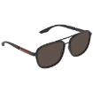 Picture of PRADA LINEA ROSSA Brown Rectangular Men's Sunglasses