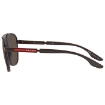 Picture of PRADA LINEA ROSSA Brown Rectangular Men's Sunglasses