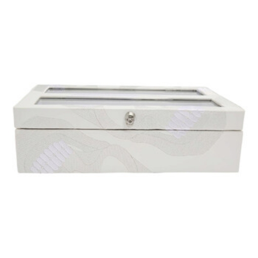 Picture of WOLF Memento Mori 10pc Watch Box - White