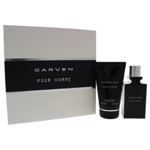 Picture of CARVEN Pour Homme by for Men - 2 Pc Gift Set 1.66oz EDT Spray, 3.33oz After Shave Balm