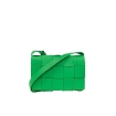 Picture of BOTTEGA VENETA Parakeet Intreccio Leather Cassette Crossbody Bag