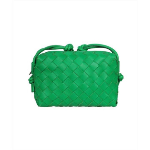 Picture of BOTTEGA VENETA Parakeet Mini Intrecciato Leather Crossbody Bag