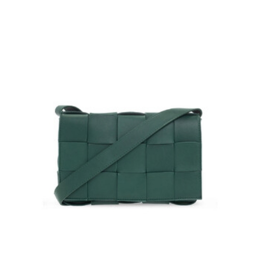 Picture of BOTTEGA VENETA Raintree Intreccio Leather Cassette Crossbody Bag