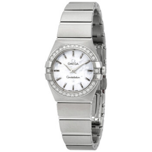 Picture of OMEGA Quartz Diamond Mother of Pearl Dial Ladies Watch