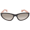 Picture of MONCLER Smoke Gradient Mask Ladies Sunglasses
