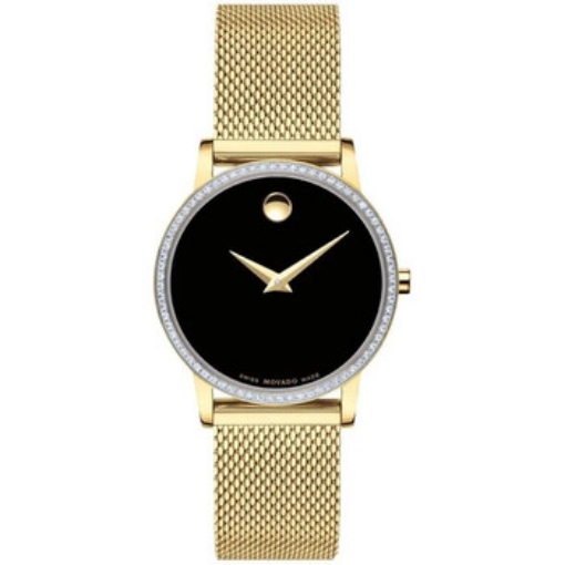 Picture of MOVADO Museum Classic Quartz Diamond Black Dial Ladies Watch