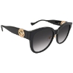 Picture of GUCCI Grey Gradient Cat Eye Ladies Sunglasses